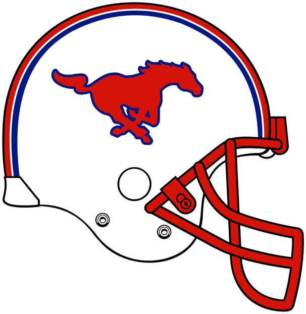 SMU Mustangs 2008-Pres Helmet Logo iron on paper